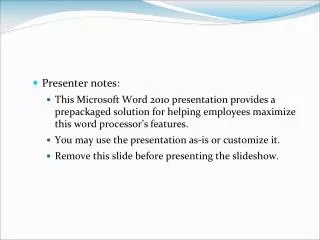 Presenter notes:
