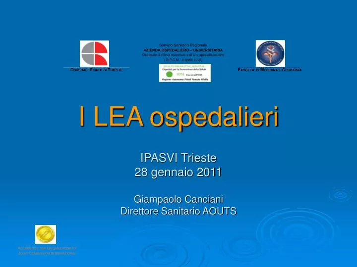 i lea ospedalieri