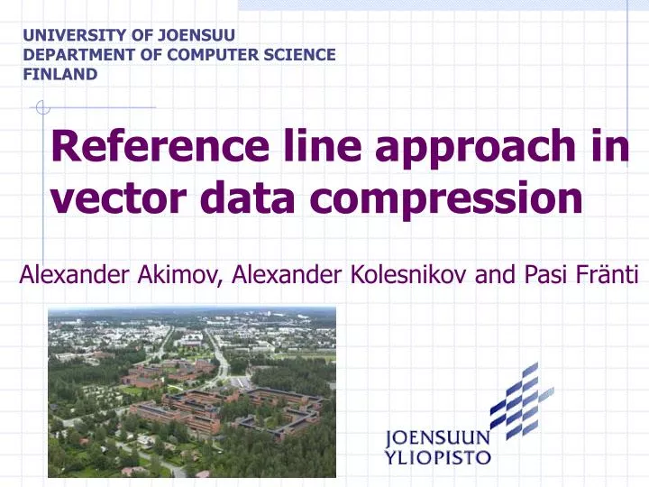 reference line approach in vector data compression