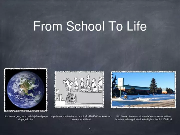 from school to life
