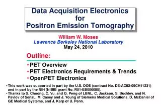 Data Acquisition Electronics for Positron Emission Tomography