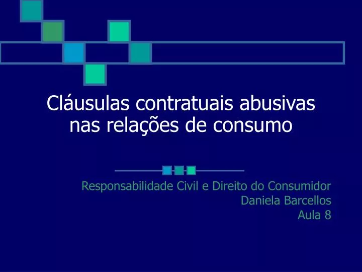 cl usulas contratuais abusivas nas rela es de consumo