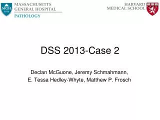 DSS 2013-Case 2