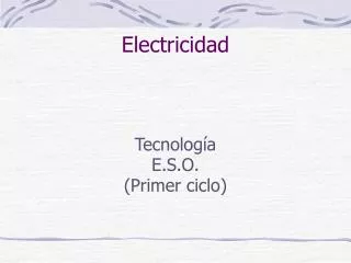 electricidad