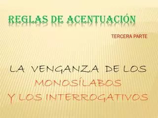 tercera parte