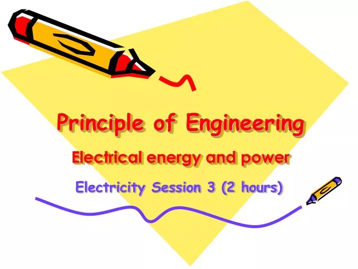 principle of engineering electrical energy and power