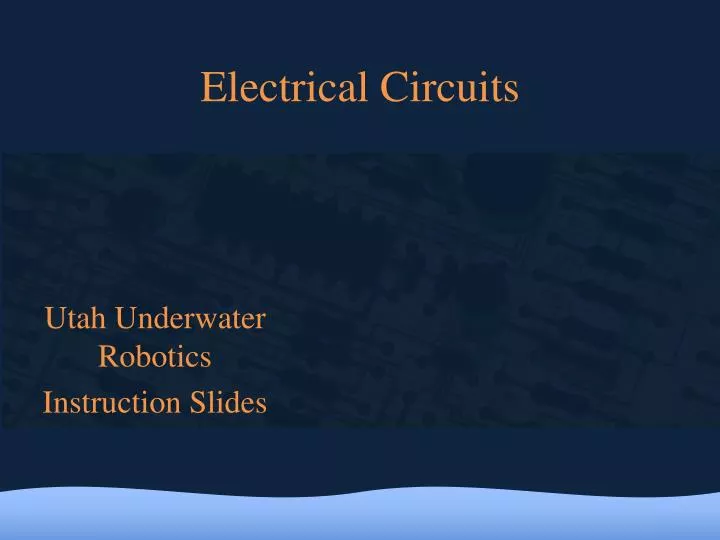 electrical circuits