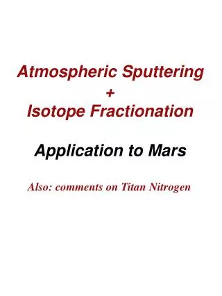 Mars Atmosphere and Ionosphere exobase altitude dashed line