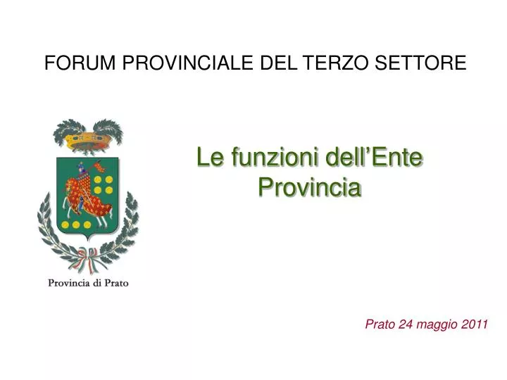 forum provinciale del terzo settore