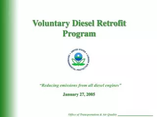 Voluntary Diesel Retrofit Program