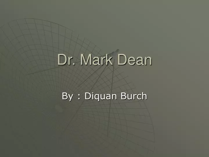dr mark dean