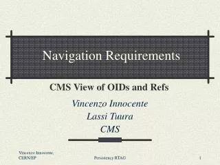 Navigation Requirements