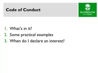 Code of Conduct