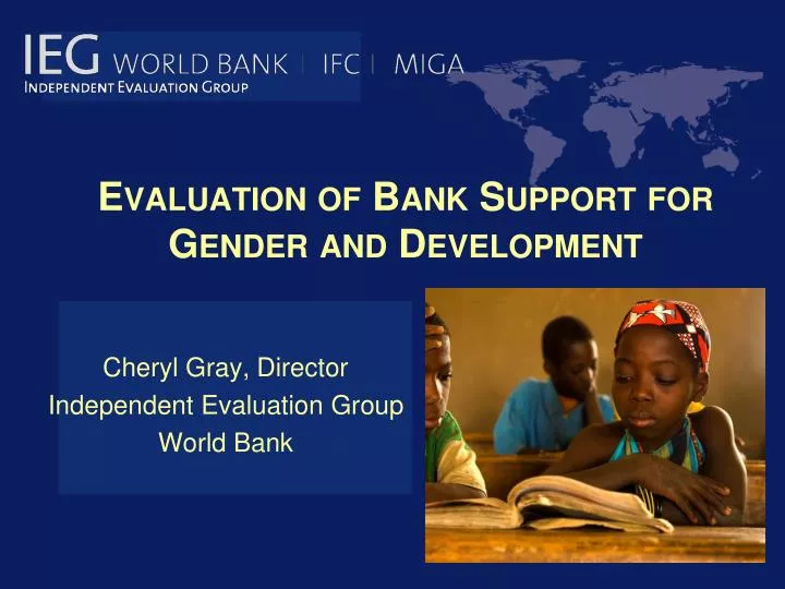 evaluation of bank support for gender and development