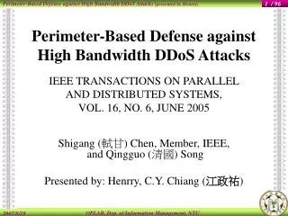 Shigang ( ?? ) Chen, Member, IEEE, and Qingguo ( ?? ) Song