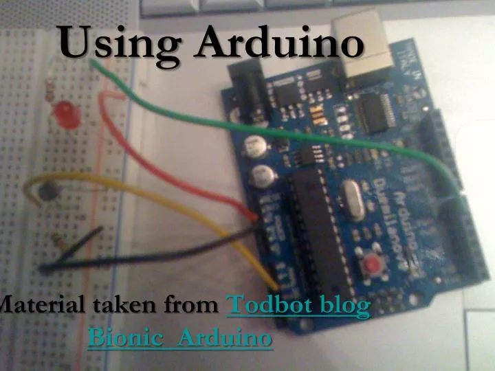 using arduino