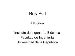 bus pci