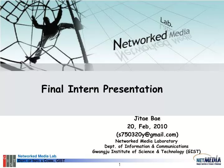 final intern presentation