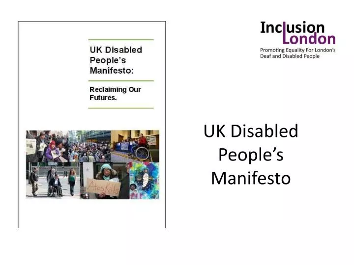 uk disabled people s manifesto