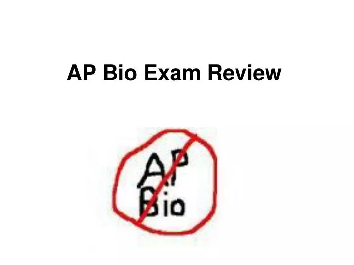 ap bio exam review