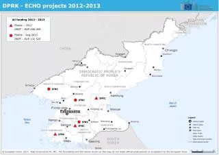 DPRK - ECHO projects 2012-2013