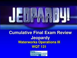 Cumulative Final Exam Review Jeopardy