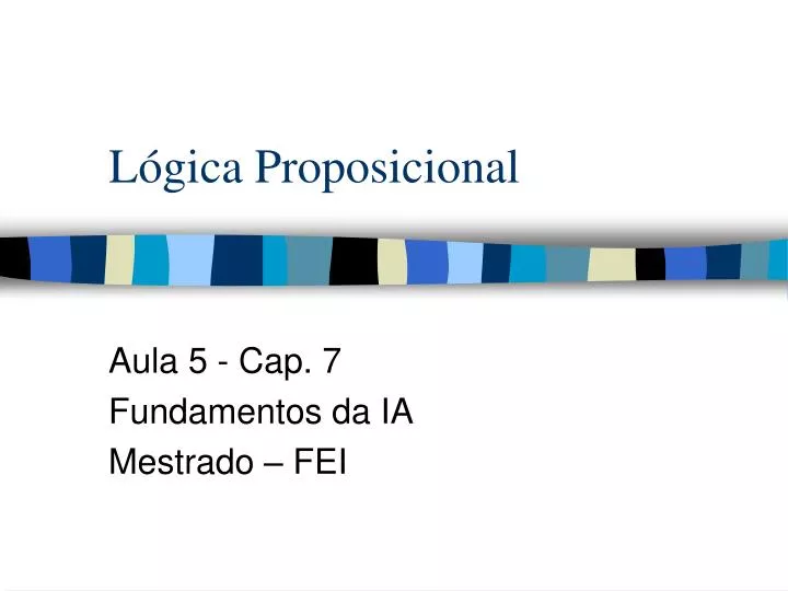 l gica proposicional