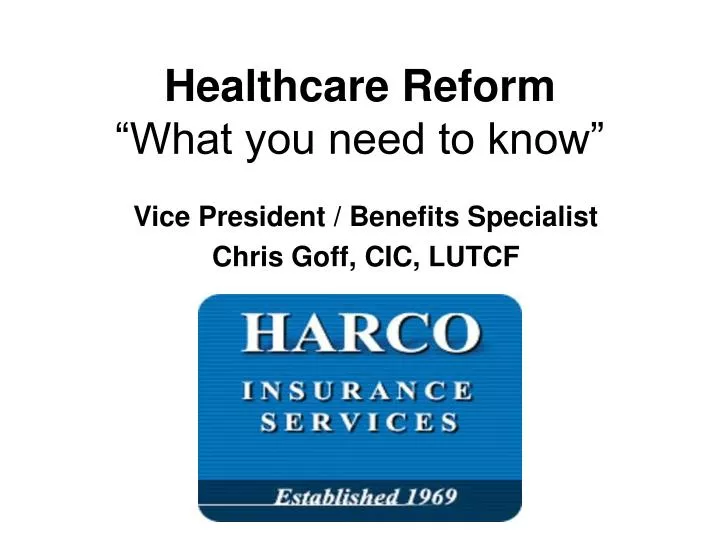healthcare reform what you need to know