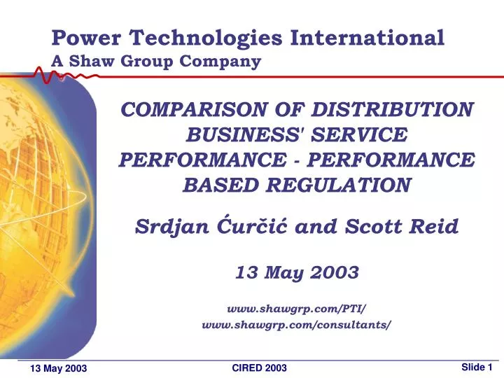 power technologies international a shaw group company