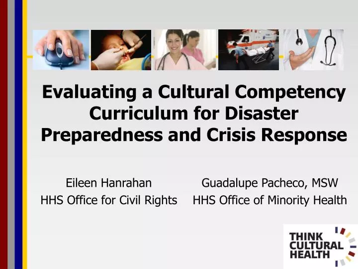 evaluating a cultural competency curriculum for disaster preparedness and crisis response