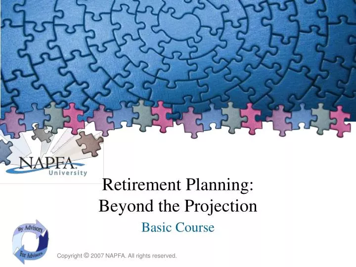 retirement planning beyond the projection