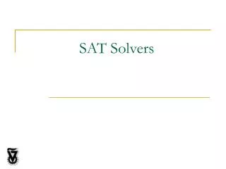 SAT Solvers