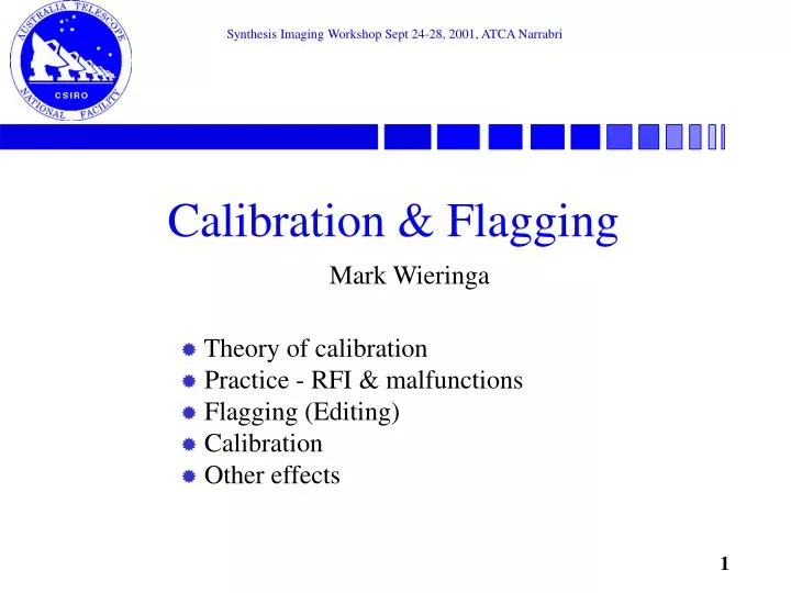 calibration flagging