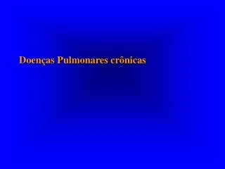 doen as pulmonares cr nicas
