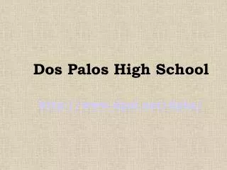 Dos Palos High School