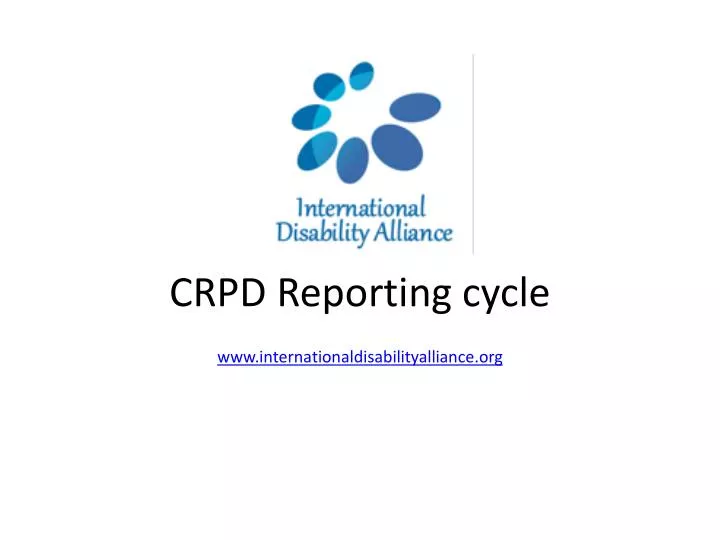 crpd reporting cycle