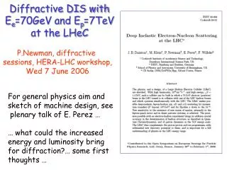 Diffractive DIS with E e =70GeV and E p =7TeV at the LHeC
