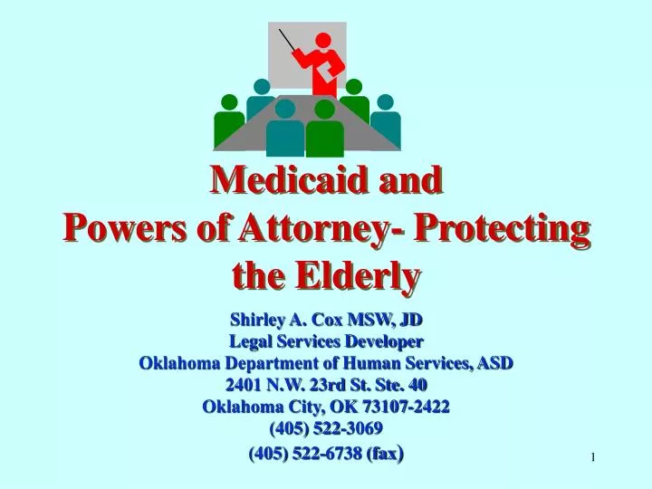 medicaid and powers of attorney protecting the elderly