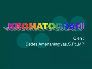 kromatografi