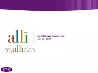 myalliplan Overview