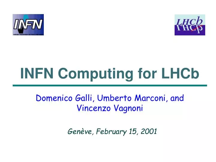 infn computing for lhcb