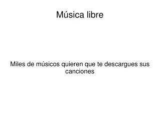 miles de m sicos quieren que te descargues sus canciones