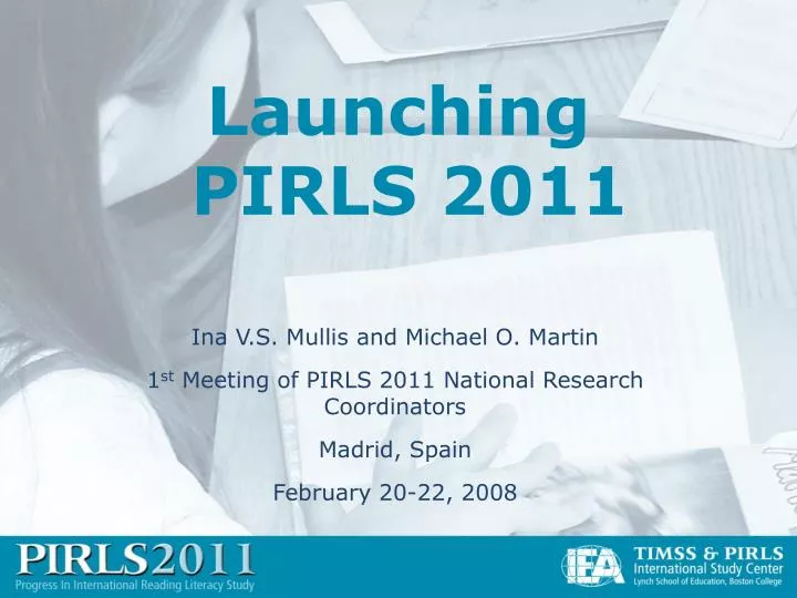 launching pirls 2011