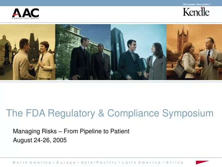 the fda regulatory compliance symposium