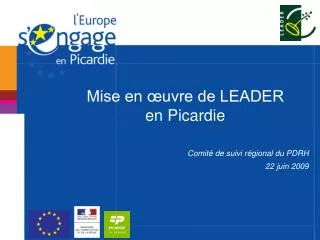 mise en uvre de leader en picardie