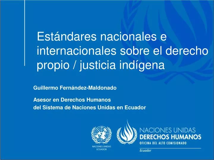 guillermo fern ndez maldonado asesor en derechos humanos del sistema de naciones unidas en ecuador