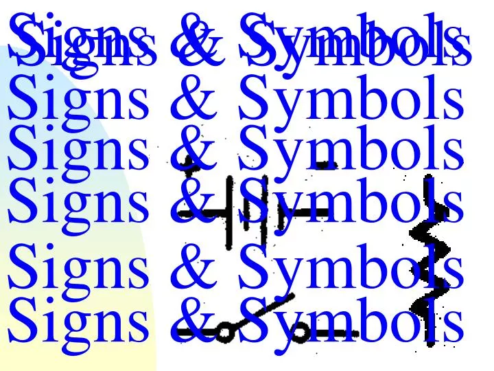 signs symbols