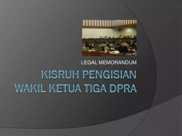 legal memorandum