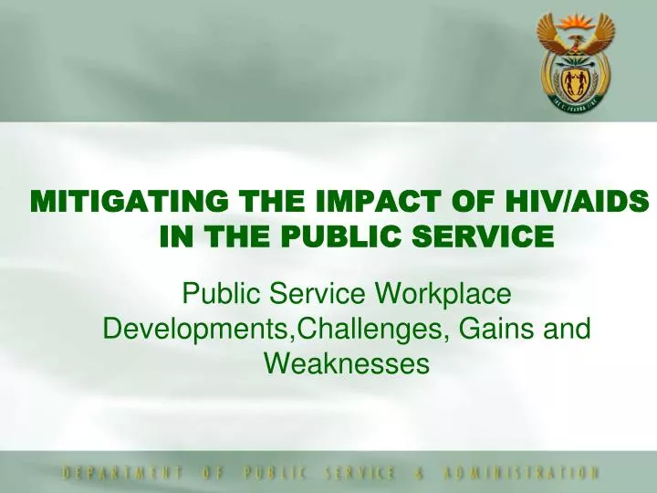 public service workplace developments challenges gains and weaknesses