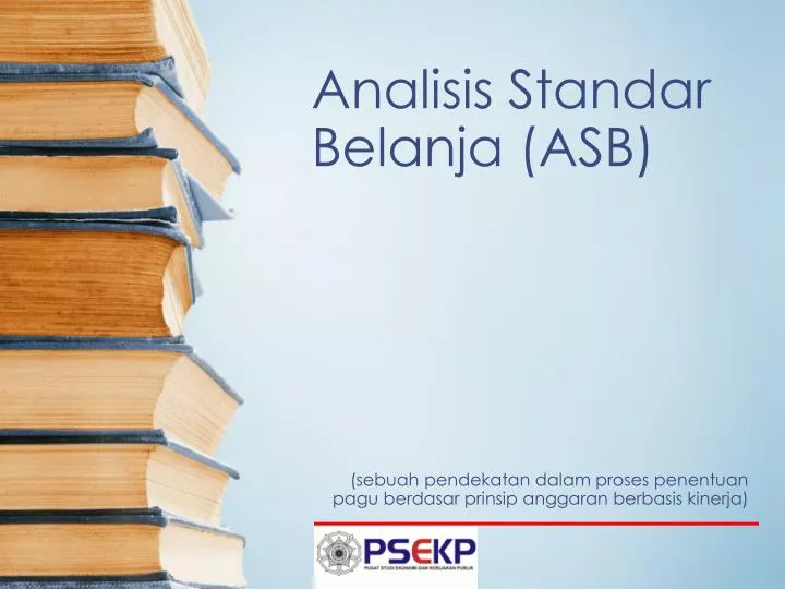 analisis standar belanja asb